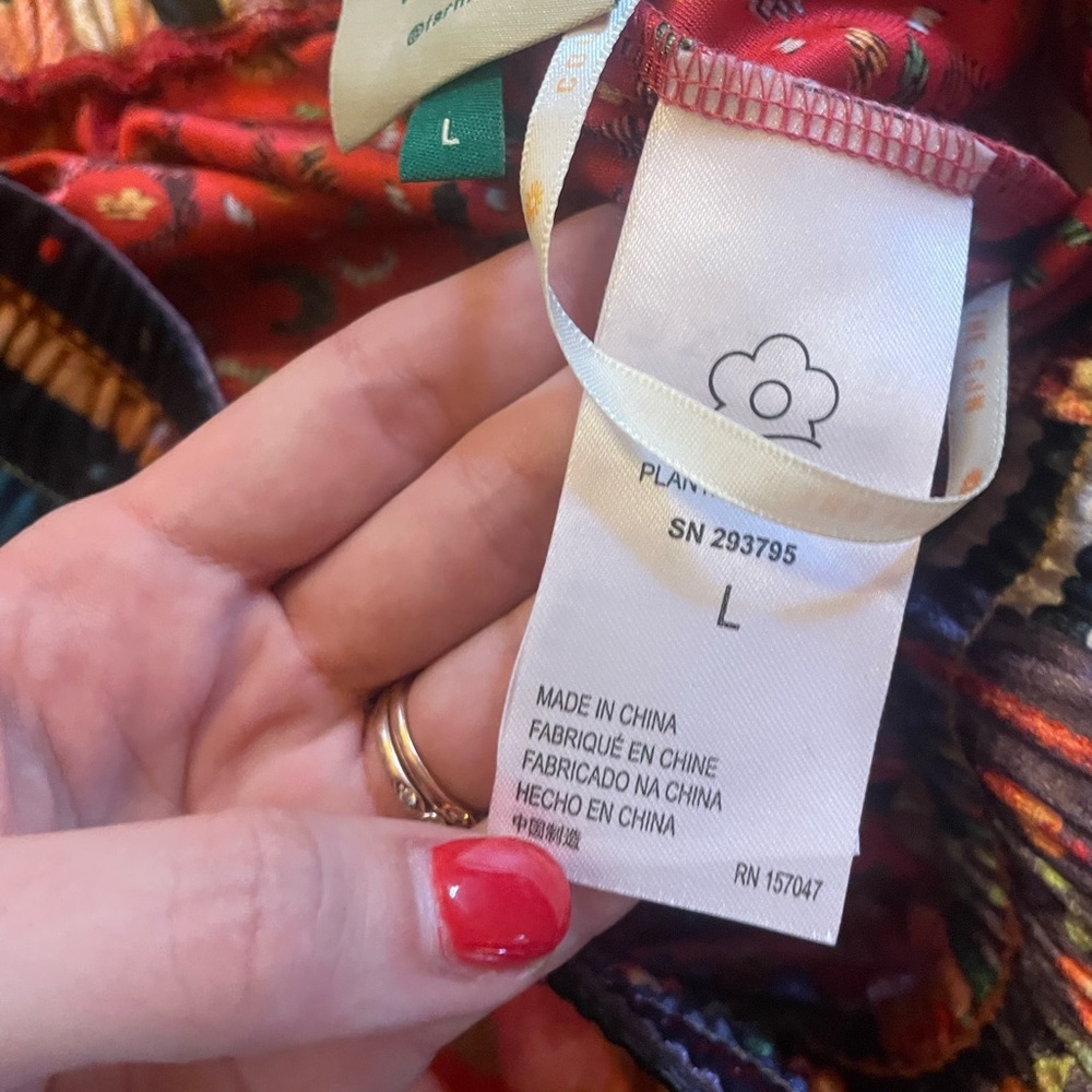 FARM Rio Multicolor Patterned Pants - Picture 5 of 7